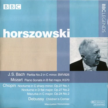 Bach: Partita no. 2 in C minor, BWV826 / Mozart: Piano Sonata in B-flat major, K570 / Chopin: Nocturne in C-sharp minor, op. 27 no. 1 / Nocturne in D-flat major, op. 27 no. 2 / Mazurka in C major, op. 24 no 2 / Debussy: Children's Corner