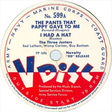 The Pants That Pappy Gave to Me / I Had a Hat / By the Waters of the Minnetonka / What Would Annie Say / Busy Holiday