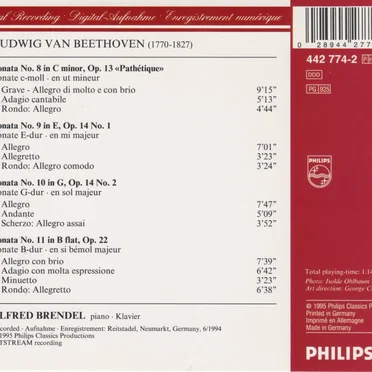 Piano Sonatas Nos. 8-11