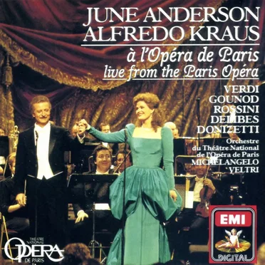 June Anderson & Alfredo Kraus live from the Paris Opera by Various Artists - album cover