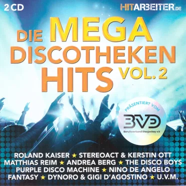 Die Mega Discotheken Hits, Vol. 2 by Various Artists - album cover