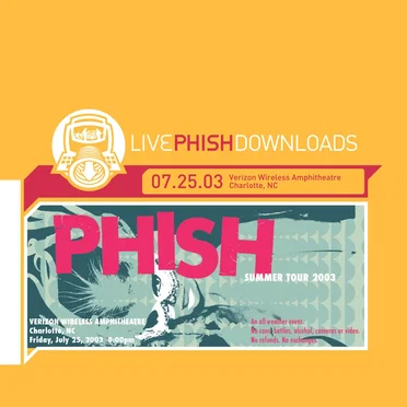 2003-07-25: Verizon Wireless Amphitheatre, Charlotte, NC, USA