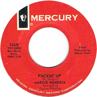 Packin' Up / Baby by Margie Hendrix - album cover