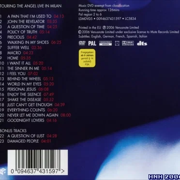 Touring the Angel: Live in Milan