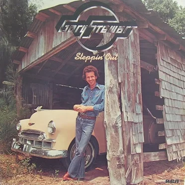 Steppin' Out by Gary Stewart - album cover