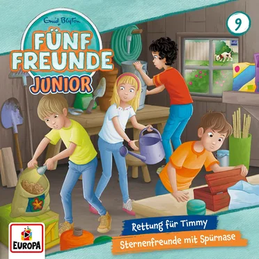 Fünf Freunde Junior 9: Rettung für Timmy / Sternenfreunde mit Spürnase by Enid Blyton - album cover