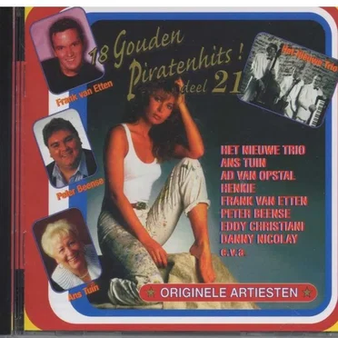 18 gouden piratenhits, deel 21 by Various Artists - album cover