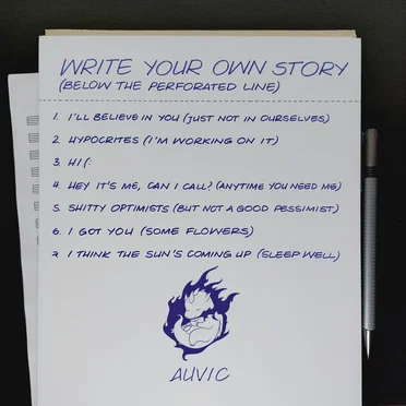 Write Your Own Story (Below the Perforated Line)