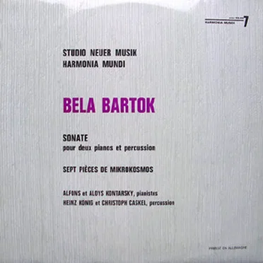 Sonate pour deux pianos et percussion / Sept pièces de Mikrokosmos