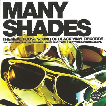 Many Shades: The Real House Sound of Black Vinyl Records by Various Artists - album cover