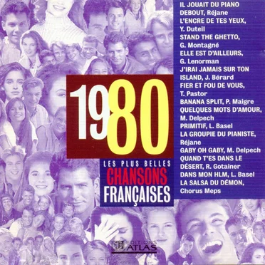 Les Plus Belles Chansons françaises : 1980 by Various Artists - album cover