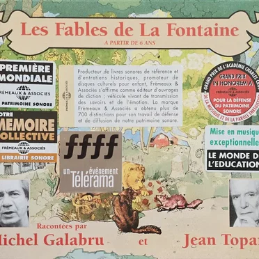 Les Fables de La Fontaine racontées par Michel Galabru et Jean Topart by Jean de La Fontaine - album cover