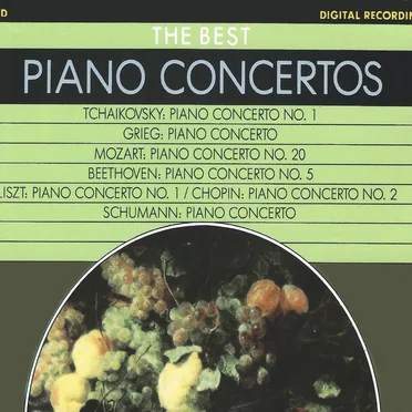 The Best Piano Concertos by Various Artists - album cover