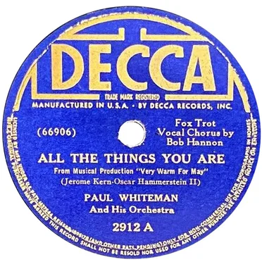 All the Things You Are / All in Fun
