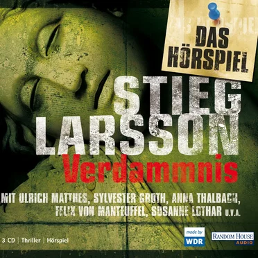 Verdammnis (Das Hörspiel) by Stieg Larsson - album cover