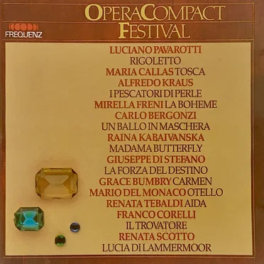 Opera Compact Festival 1 by Various Artists - album cover