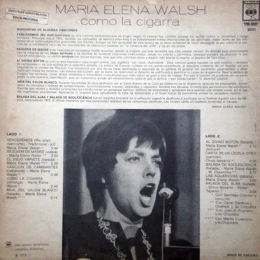 Como la cigarra by María Elena Walsh - album cover