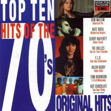 Top Ten Hits of the 70’s by Various Artists - album cover