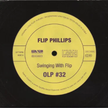 Swinging With Flip by Flip Phillips and His Orchestra - album cover