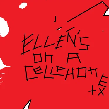 Ellen's on a cellphone