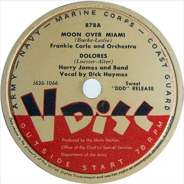 Moon Over Miami / Dolores / Cuddle Up a Little Closer / My Gal Sal by Various Artists - album cover