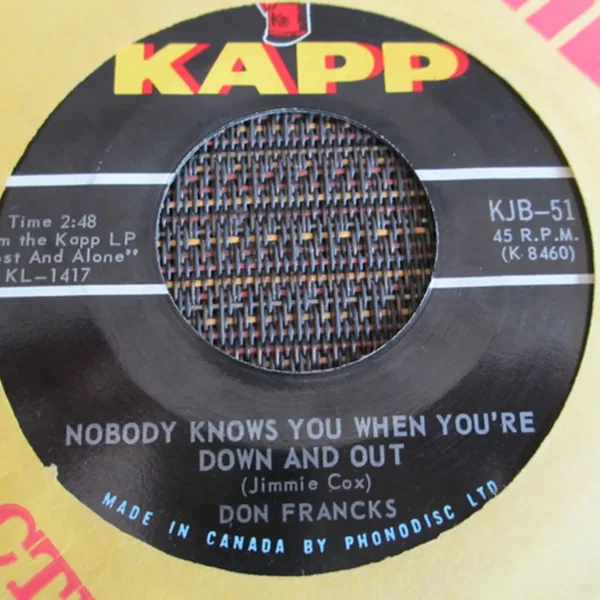 Nobody Knows You When You're Down and Out / What'll I Do