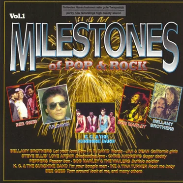 75 Milestones of Pop & Rock by Various Artists - album cover