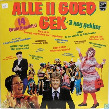 Alle 11 goed gek + 3 nog gekker: 14 grote feesthits by Various Artists - album cover