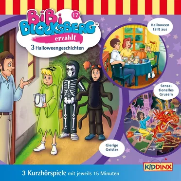 Bibi Blocksberg erzählt, Folge 17: 3 Halloweengeschichten by Bibi Blocksberg - album cover