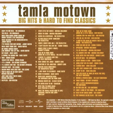 Tamla Motown: Big Hits & Hard to Find Classics, Volumes 1-3 by Various Artists - album cover