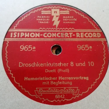 Droschkenkutscher 8 und 10 / Zwei ruhige Maurer