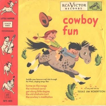 Cowboy Fun by Texas Jim Robertson - album cover