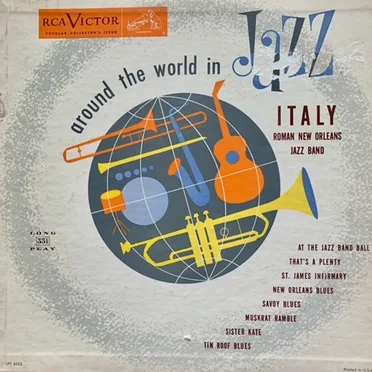 Around the World in Jazz Italy by Roman New Orleans Jazz Band - album cover