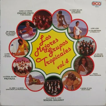 Los mejores grupos tropicales, vol. 4 by Various Artists - album cover