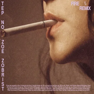 Fire (Tep No remix) by Zoe Zobrist - album cover