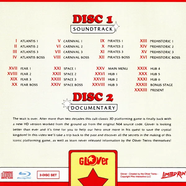Glover Original Soundtrack