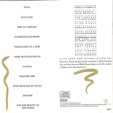Betty Buckley by Betty Buckley - album cover
