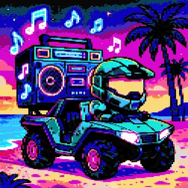 8-bit Beats for Saving the Universe