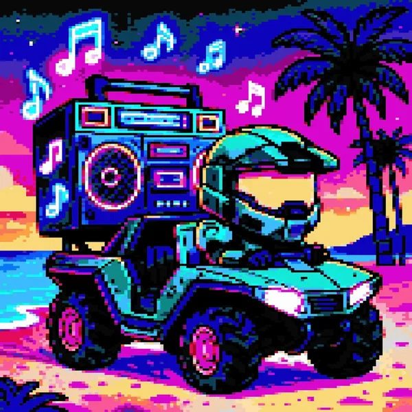 8-bit Beats for Saving the Universe