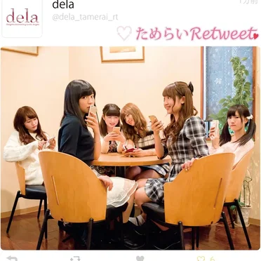 ためらいRetweet by dela - album cover