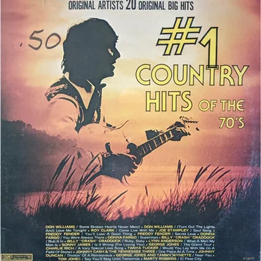 #1 Country Hits of the 70’s by Various Artists - album cover