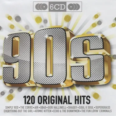 90s: 120 Original Hits by Various Artists - album cover