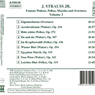 Famous Waltzes, Polkas, Marches and Overtures Vol.3