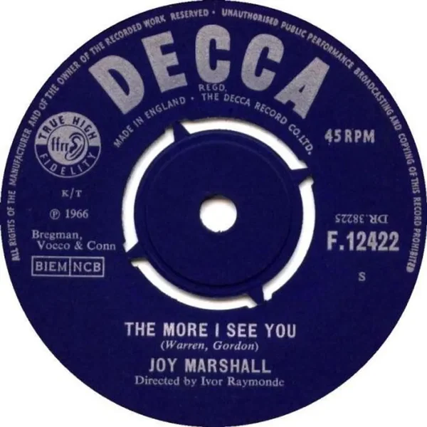 The More I See You