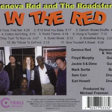 In The Red by Geneva Red & The Roadsters - album cover