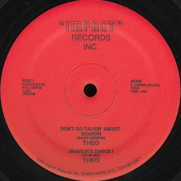 Don't Go Talkin' About Sharon by Theo - album cover