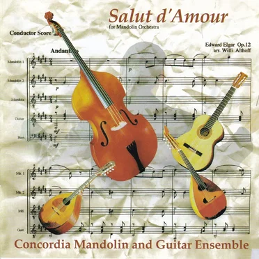 Salut d'Amour by Concordia Mandolin and Guitar Ensemble - album cover