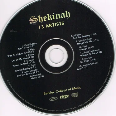 Shekinah: 13 Artists by Various Artists - album cover