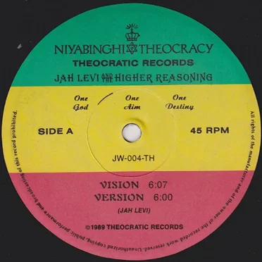 Vision / The Living Dub by Jah Levi and the Higher Reasoning - album cover