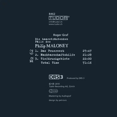 Die haarsträubenden Fälle des Philip Maloney, N° 62 by Roger Graf - album cover